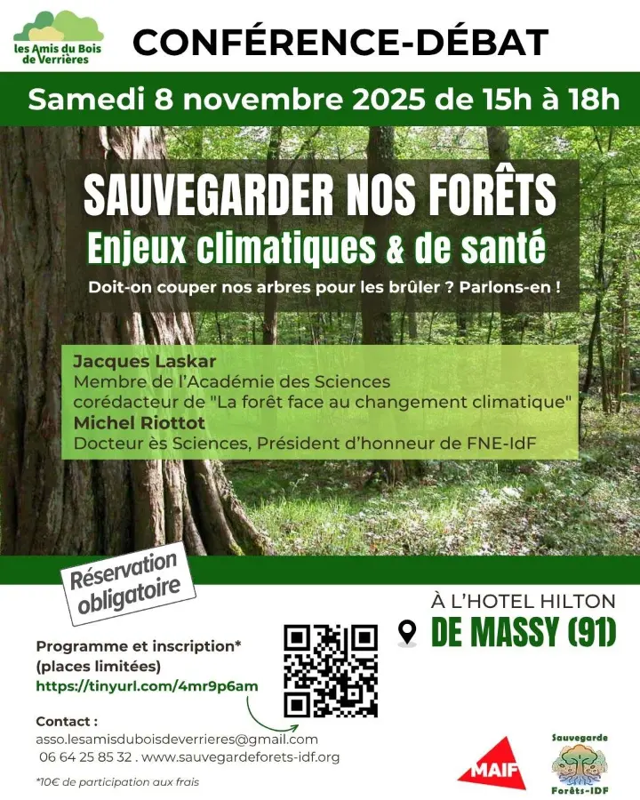Conférence : Sauvegarder nos forêts : enjeux climatiques et de santé 